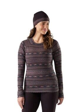 Smartwool Classic Thermal Merino Base Layer Crew in Coral Reef Summit